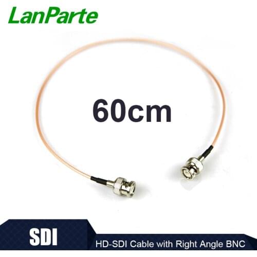 Lanparte 60cm 24" HD SDI Cable, BNC to BNC Coaxial Cable for DSLR Camera accessories