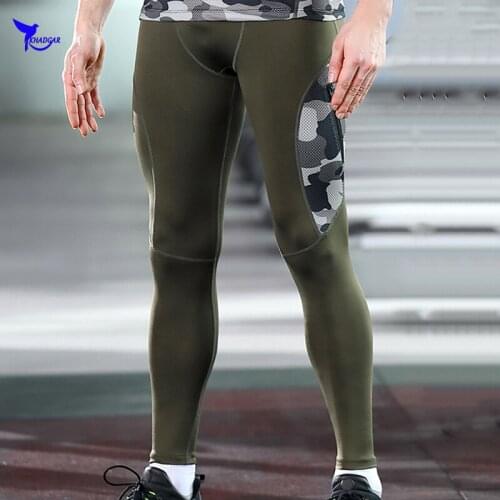 2020 Summer Men Breathable Mesh Running Tights Pants Quick Dry Stretch Sports Training Trousers Gym Fitness Leggings Sportswear