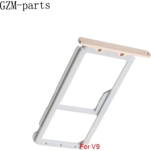 GZM-parts 1 Piece Sim+SD Card Tray For Huawei Honor V8, V9 Card Tray Slot Holder Replacement Parts