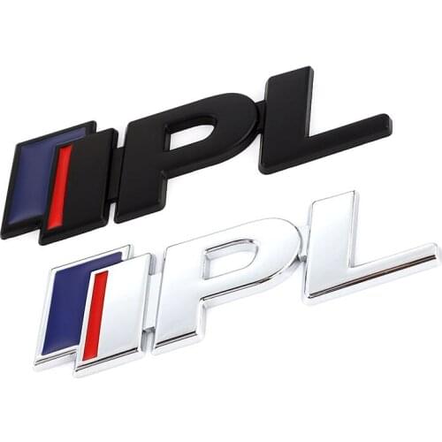 3D Metal IPL Logo Emblem Badge Decals Car sticker Car Front Back Trunk For Infiniti Q50 Q50L Q30 Q70 G25 QX60 QX70 FX35 FX37