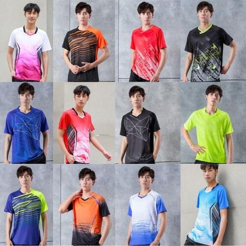 2021 New Badminton shirts Men , sport shirt Tennis shirts For Male , Youth table tennis tshirt , Quick dry Ping Pong tshirts Kit