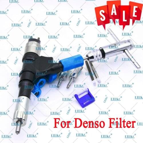 ERIKC Injector Filter Dismounting Tool kits Filter Removal Installation Tools E1024051 For Denso Series Common Rail Injector