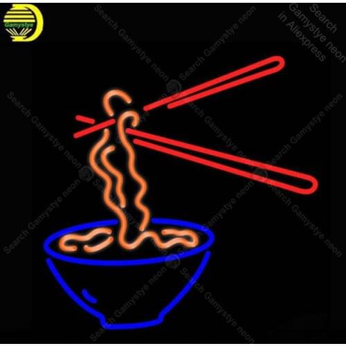 Neon Sign for Bowl Noodles Neon Bulb Sign Restaurant Display Beer Light up wall LIGHT Neon Signs for Room Custom nein sign Lamp