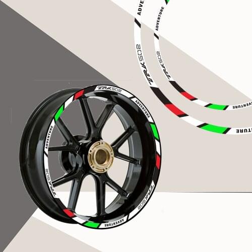 Applicable to trk502 color reflective sticker on wheel rim