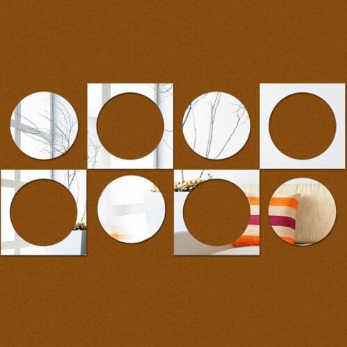 Special offer wall sticker acrylic large 3d stickers pegatinas de pared modern home decor diy mirror sticker living room