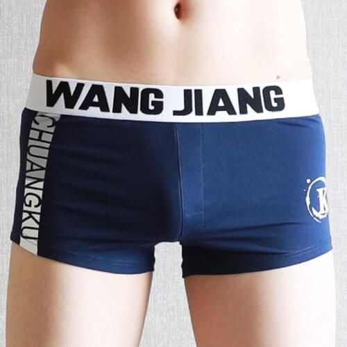 Mens Boxer Shorts Underwear Mens Underpants U Convex Pouch Male Panties Shorts Solid Cuecas Boxers