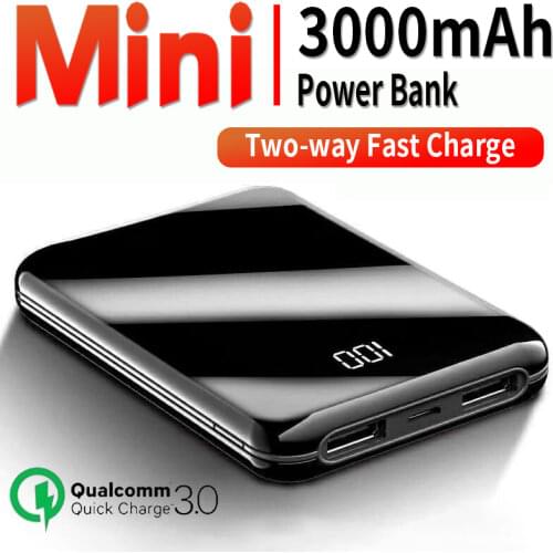 30000mAh mini fast charging power bank with external battery power bank for Xiaomi lphone 30000 mAh portable charger