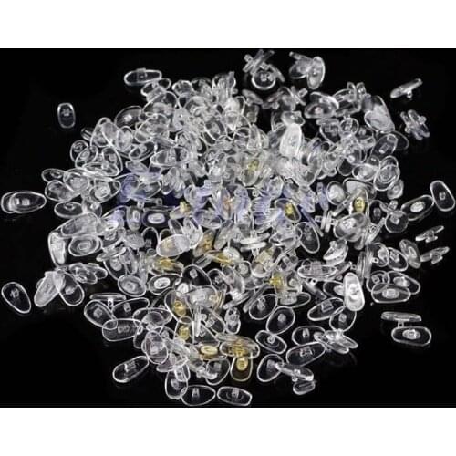 ZXTREE 300Pcs/Box Glasses Nose Pad Case PVC Transparent Practical Glasses Sunglasses Accessories Repair Tool Set 150 Pairs ZNS33