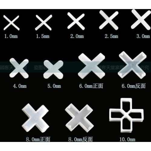 1.0mm width tile spacer plastic tile ceramic tile interval gap adjusting