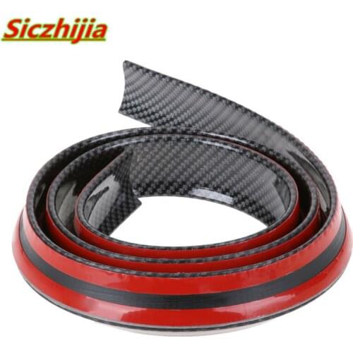 1.5m carbon fiber rear spoiler wing lip 3D sticker for Geely Vision SC7 MK CK Cross Gleagle SC7 Englon SC3 SC5 SC6 SC7