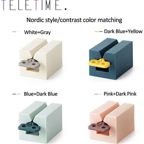1Pcs Home Plastic Toothpaste Squeezer Tube Easy Dispenser Rolling Holder Bathroom Supply Tooth Cleaning Accessories 4 Colors