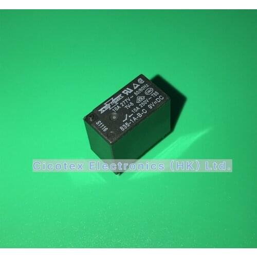 10pcs/lot 835-1A-B-C-9VDC DIP4 General Purpose Relay 9V 835-1A-B-C-DC9V 8351ABC9VDC