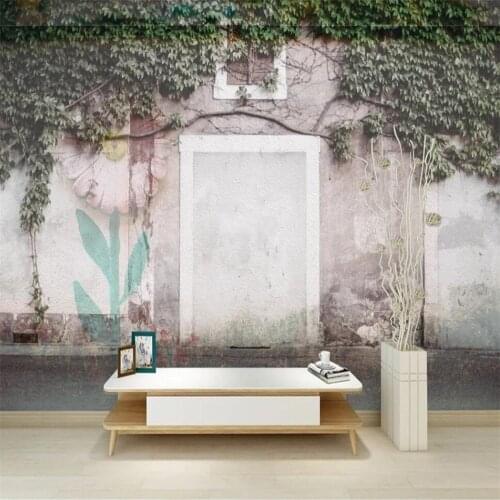 Milofi custom 3D wallpaper vine garden wall living room bedroom background wall decoration wallpaper mural
