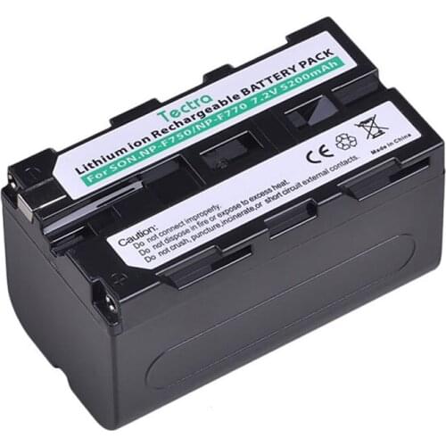 1PCS 5200mAh NP-F750 NPF750 NP F750 F730 F770 Battery for Sony NP F960 F970 NP-F770 F550 CCD-TRV58 TRV110K TRV26E HVR-Z1 V1J z1
