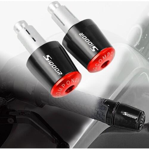 Motorcycle Accessories 7/8" 22MM Handlebar Hand Grips Handle Bar End Cap For BMW S1000R S1000RR S1000 R 2009-2018 With Logo