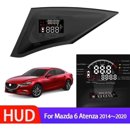 Car Electronic Accessories Head Up Display HUD For Mazda 6 Atenza 2014~2019 2020 Car HUD Head Up Display Digital Speedometer
