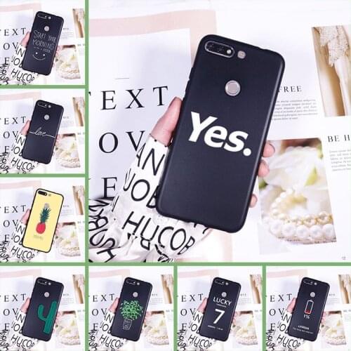 Flower Cactus Phone Case For Huawei Honor 10 9 8 8X MAX 7 7S 7X 7A 7C Pro Silicone Back Cover For Huawei Honor 7 8 9 10 Lite