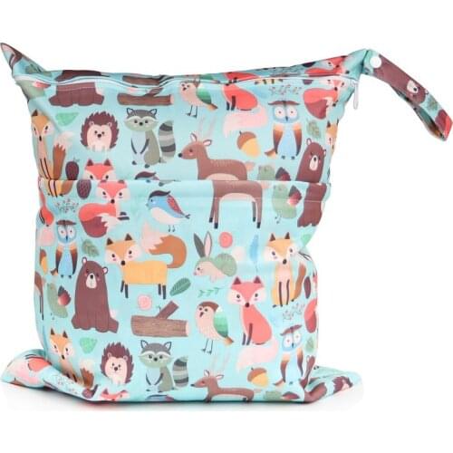 [CHOOEC] Big Size:40X45cm 2020 New XL Wet Bag Washable Reusable Cloth diaper Nappies Bags Waterproof Swim Sport Travel Carry bag
