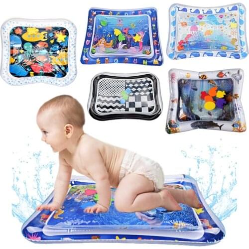 Baby Water Mats Inflatable Cushion Infant Toddler Water Play Mats for Children Early Education Developing Baby Toys Summer Toys