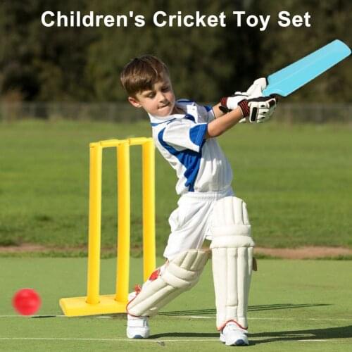Kids Cricket Set Parent-child Sports Interaction Hand-eye Coordination For Child Backyard Beach Outdoor Sports Game Set Supplies