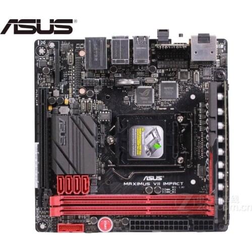 For ASUS MAXIMUS VII IMPACT original motherboard for intel DDR3 LGA 1150 USB3.0 USB2.0 16GB M.2 used Desktop motherborad