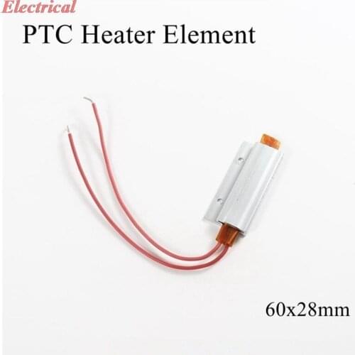 1pc Constant Temperature Air Electric heater PTC Aluminum Heating For Mini Instrument 60*28*7mm 220V 60C 80C 100C 120C 150C 170C