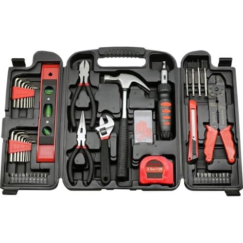 Tools 129pcs Household hand tool set Household tool mechanical makeup remover repair kit Hand tool set Multi-function tool set