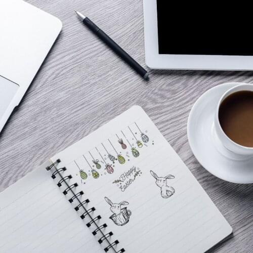 Easter Pendant Egg Bunny Silicone Clear Seal Stamp DIY Scrapbooking Embossing Photo Album Decorative