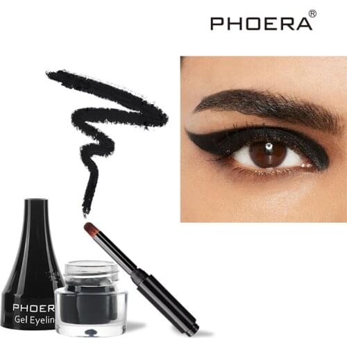 HOT!!! 10 Colors Eye Line Matte Long Lasting Waterproof Eyeliner Pen Natural Vibrant Gel Pro Eyeliner Brush Makeup TSLM1