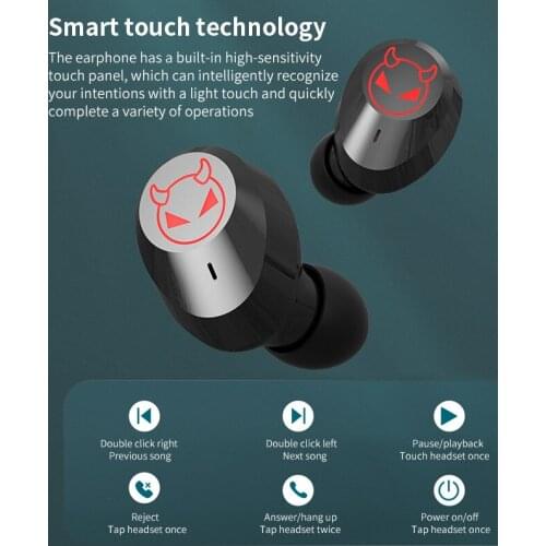 M23 Earbuds TWS Earphone In-ear Bluetooth 5.1 Wireless Sport Headphone With LED Power Display Screen IPX6 Waterproof