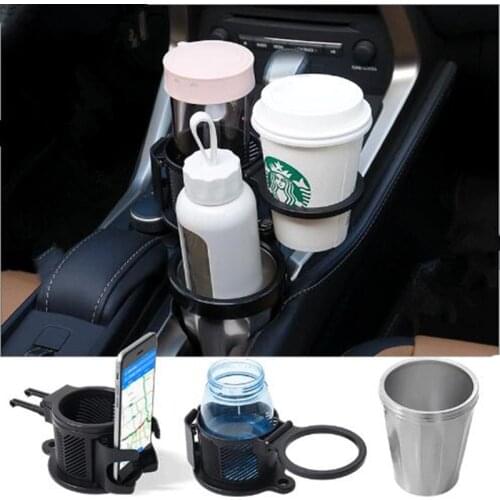 Multi-Function Car Cup Holder Phone Holder Universal Car Truck Drink Holders Car Air Outlet Beverage Rack Car Accessories