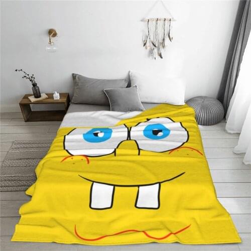 Soft warm flannel Sponge Baby blanket Kawaii Anime blankets for Sofa Sherpa Fleece Bedspread Wrap