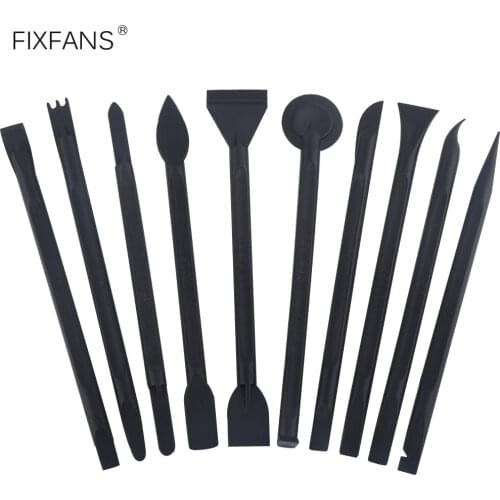 10Pcs Dual Ends Black Plastic Spudger Prying Opening Tool for iPhone iPad Samsung Huawei Disassembly Phone Screen Repair Kit