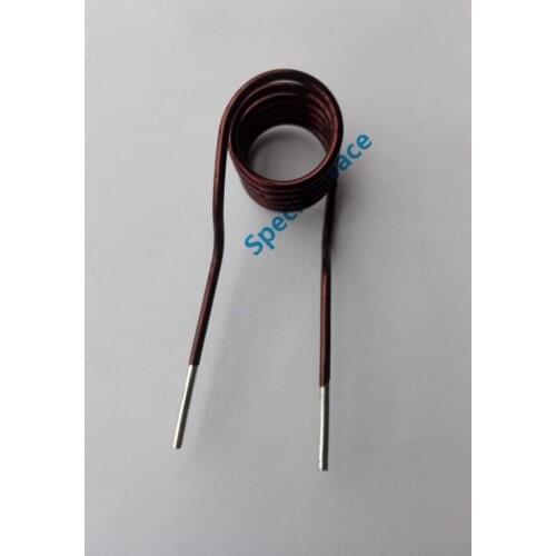 Low power high frequency heating coil / 2mm copper wire electromagnetic induction heating coil / vertical 3.5t ~ 12.5t