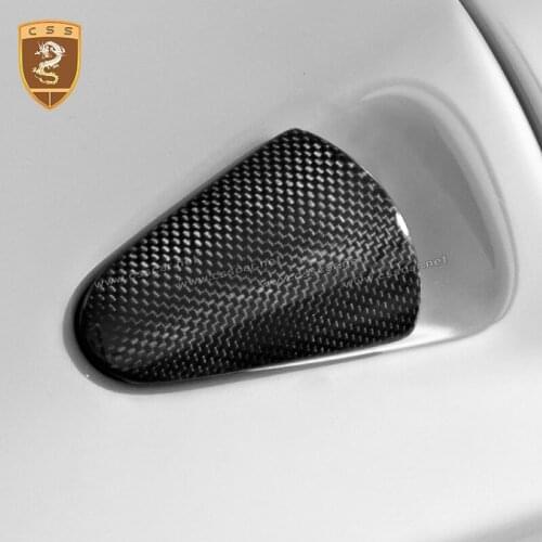 Latest Fashion Design Carbon Fiber Door Handles Cover For 458 Italia High Quality Car Universal Front Door Pull Handles Kits