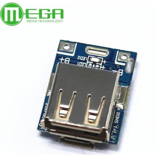 100pcs 5V 1A Step-Up Power Module Li-Po Li-ion Lithium Battery Charging Protection Board Booster Converter Micro USB DIY Charger