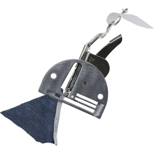 Industrial Sewing Machine Spare Parts Flat Car A10 Pull Tube S60 Four-fold Curling Device1PCS