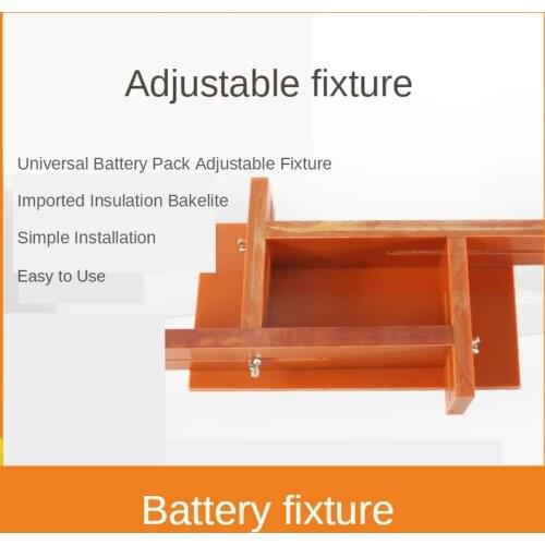 Battery fixture frame 18650 battery pack spot welder universal fixture 18650 lithium battery welding fixture adjustable Battery