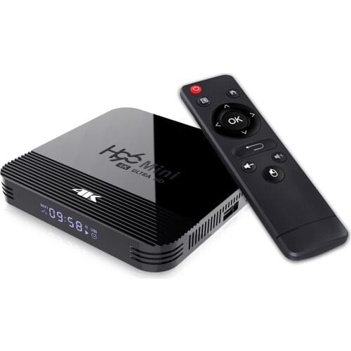 H96 MINI H8 Android 9.0 TV Box UHD 4K Media Player 2.4G/5G WiFi RK3228A Quad Core ARM Cortex A7 Smart TV Box with Remote Control