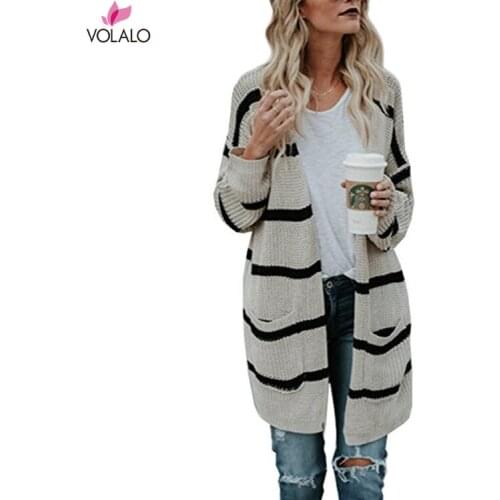 Женские шерстяные кардиганы VOLALO China At AliExpress