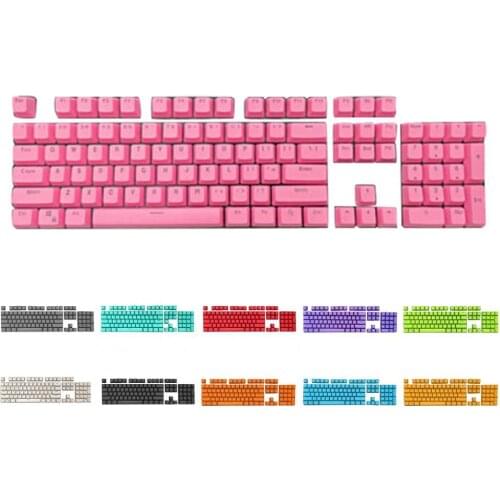 104Pcs Universal Backlight High Quality PBT Keycaps Mechanical Keyboard Key Caps for PC Computer