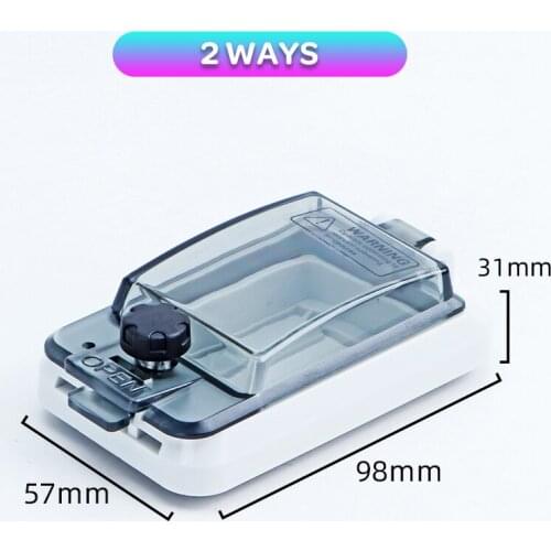 2 Way IP67 PC Waterproof Window Cover,Circuit Breaker Switch Protection Window Cover,Waterproof Box Window Cover