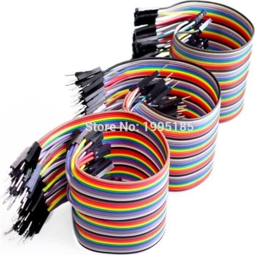 40P Dupont line*3= 120pcs 10cm / 20cm / 30cm male to male + male to female and female to female jumper wire Dupont cable