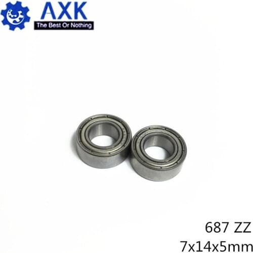 687ZZ Bearing 7*14*5 mm ( 10 PCS ) ABEC-5 Miniature 687 Z ZZ High Precision 687z Ball Bearings