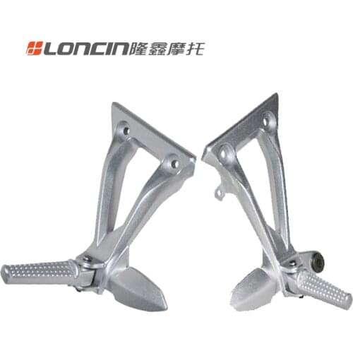 Motorcycle Accessories Lx250gs-2 Gp250 Original Left and Right Auxiliary Foot Rest Rear Pedal Apply for Loncin