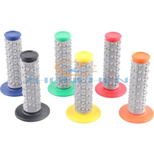 Off-road motorcycle accessories handle cover modified imported silicone 3D large particle handle rubber handle cover super soft