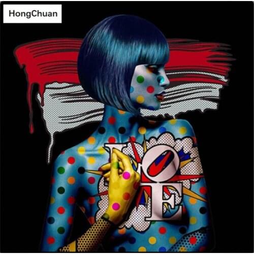 New beautiful woman 5D DIY diamond painting cross stitch needlework home decoration square/round mosaic diamond embroidery