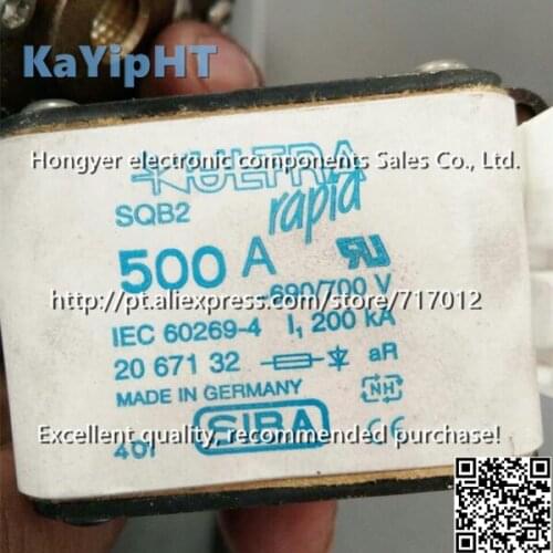 Free Shipping KaYipHT SQB2 500A 690/700V IEC60269-4 1200KA 2067132,Can directly buy or contact the seller