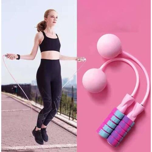 Cordless Skipping Rope Weight-Bearing Ball Sports Fitness Womens Indoor Dual-Use Weight Loss Sports Professional Fat Burning