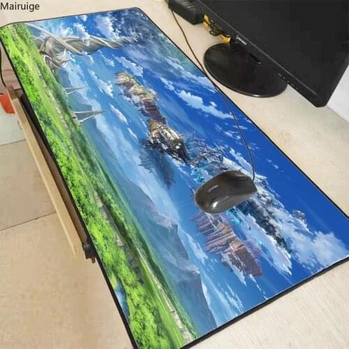 Mairuige Sword Art Online Super Large 900x400/700x300/600x300mm Rubber Mouse Pad Computer Game Tablet Mousepad with Edge Locking